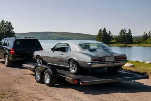 typical car trailer weight