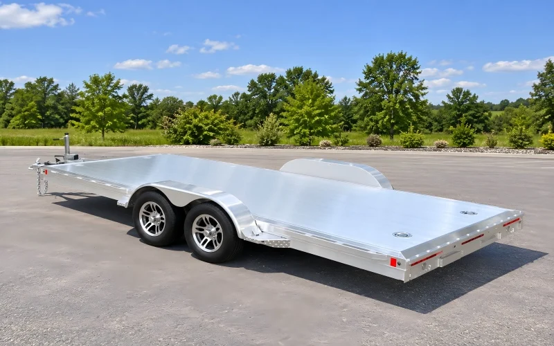Lightweight car trailer for safe and efficient vehicle transportation